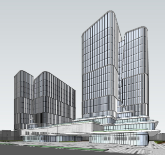 03高层办公楼总部办公楼办公产业园区