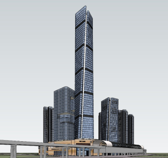 02超高层城市综合体商业MALL 高层住宅高层办公高层酒店