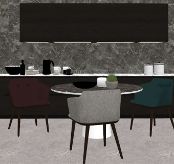 719现代简奢风格餐厅