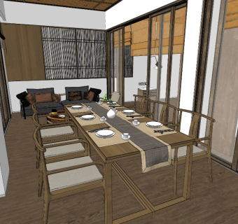 725中式风格餐厅