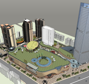 611城市商业综合体MALL高层办公高层住宅街区式商业