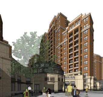 新古典高层小区规划