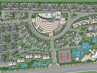 现代超大型小区居住区规划