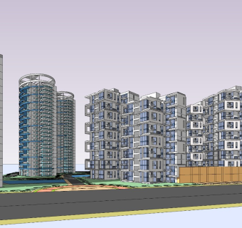 现代高层小区居住区规划