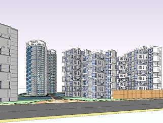 现代高层小区居住区规划