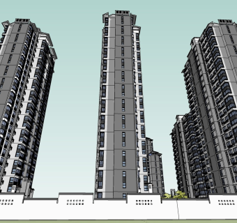 新中式南派小区居住区规划