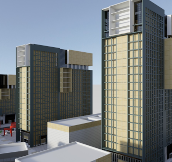 现代商业高层高层办公综合体