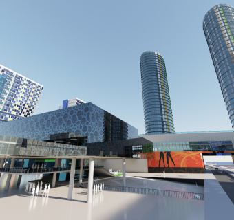 现代商业高层高层办公城市综合体