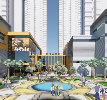 现代商场 高层裙楼