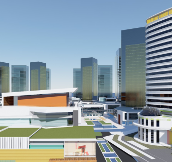 现代商业街 城市综合体