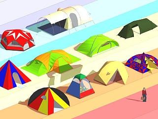 现代野营帐篷 现代露营帐篷