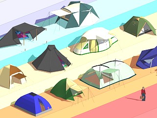 现代野营帐篷 现代露营帐篷