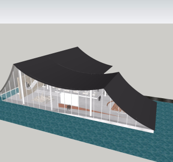 新中式风格售楼处建筑