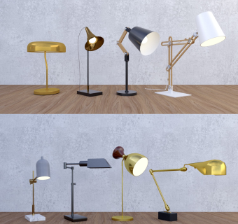 北欧流行台灯组合