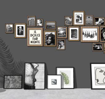 现代装饰画挂画软装摆件