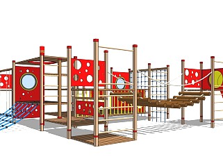 现代儿童乐园游乐设施滑梯