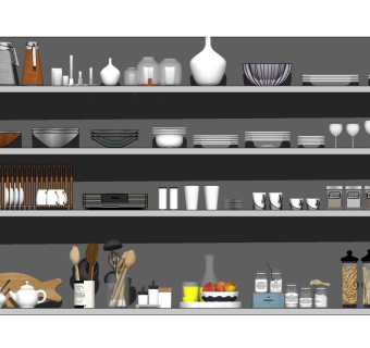 现代厨房用品餐具碗碟