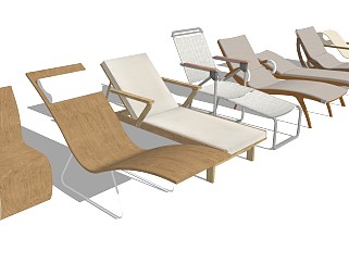 现代户外休闲椅躺椅沙滩椅太阳椅