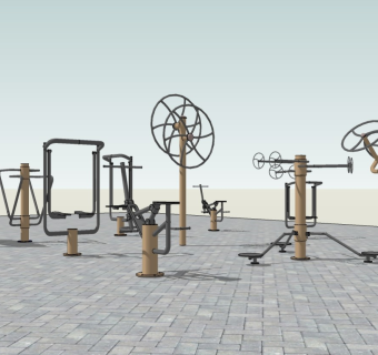 现代康体设施运动器材