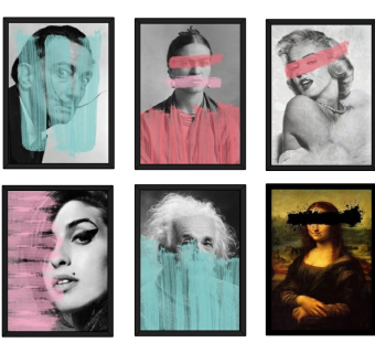 现代人物挂画装饰画壁画