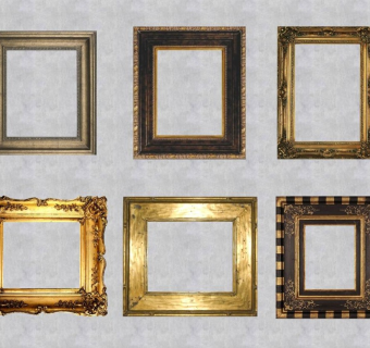 欧式复古金属画框相框墙饰装饰