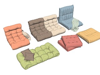 现代糖果色懒人沙发坐垫 休闲沙发