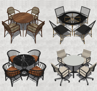 现代休闲桌椅 餐厅桌椅 户外椅 办公桌椅