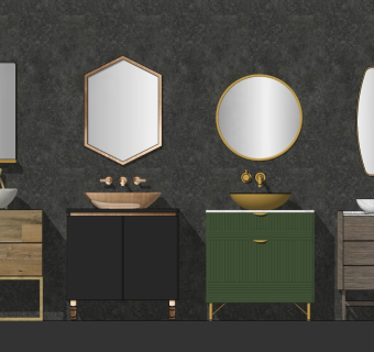 现代轻奢洗手台洗脸盆卫生间卫浴