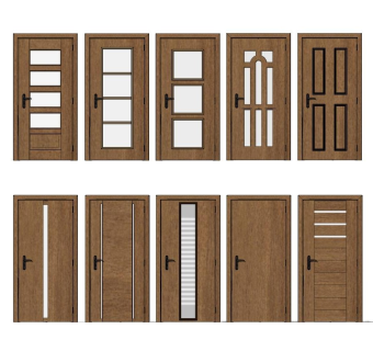 现代室内门卧室门单开门木门