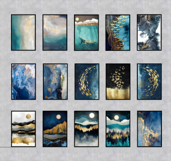 现代艺术装饰画挂画壁画 软装陈设