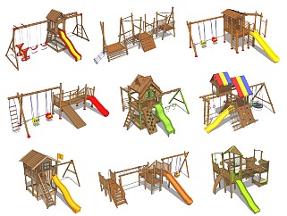户外儿童游乐设施<em>攀爬</em>滑梯 儿童乐园
