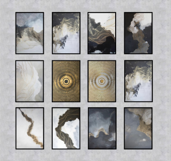 现代艺术装饰画挂画壁画 软装陈设