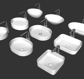 现代洗手台陶瓷洗脸盆卫浴用品