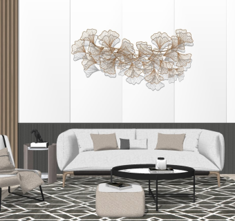 现代家居客厅 客厅沙发茶几组合