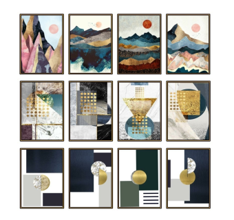 现代装饰挂画 软装陈设