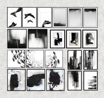 现代装饰画 墙饰 壁画挂画