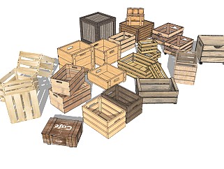 木箱包装箱 杂物箱