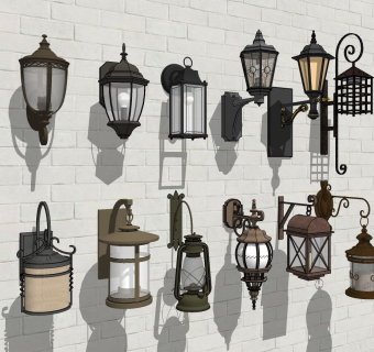 欧式户外壁灯庭院灯 景观灯挂壁灯