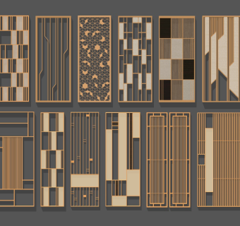轻奢玄关屏风隔断