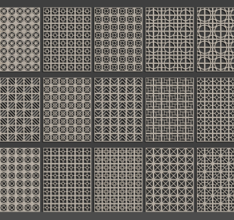 现代装饰隔断屏风