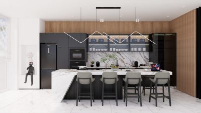 现代厨房餐厅家居餐厅 餐吧餐桌吧台