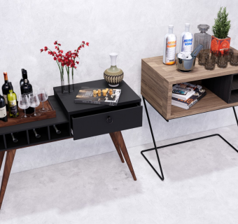 现代餐边柜酒柜酒架 玄关桌茶桌桌子