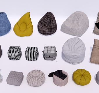 现代懒人沙发坐垫 软包抱枕