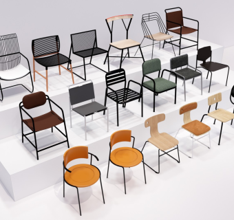 现代休闲椅凳 办公椅 餐椅 户外椅凳