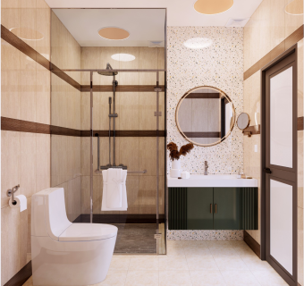 现代卫生间洗手间 洗手台洗脸盆 浴室