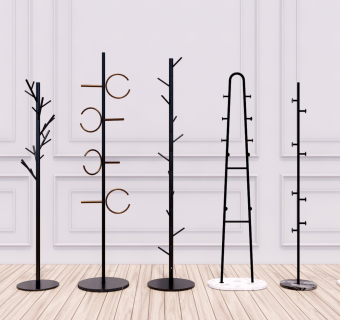 现代衣架衣帽架置物架