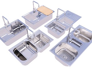 现代不锈钢厨房水槽 洗菜盆洗手盆 嵌入式水槽