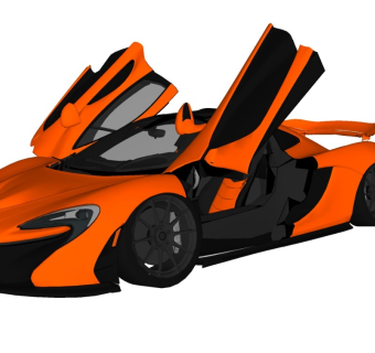 2014迈凯伦汽车精品模型