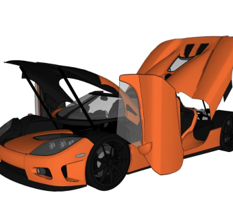 koenigsegg柯尼塞格汽车精品模型展示