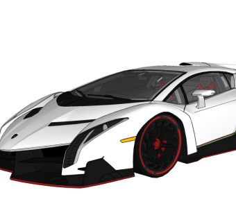 兰博基尼毒药汽车精品模型